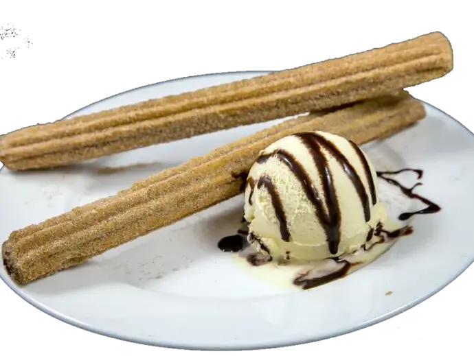 Churros With Ice Cream